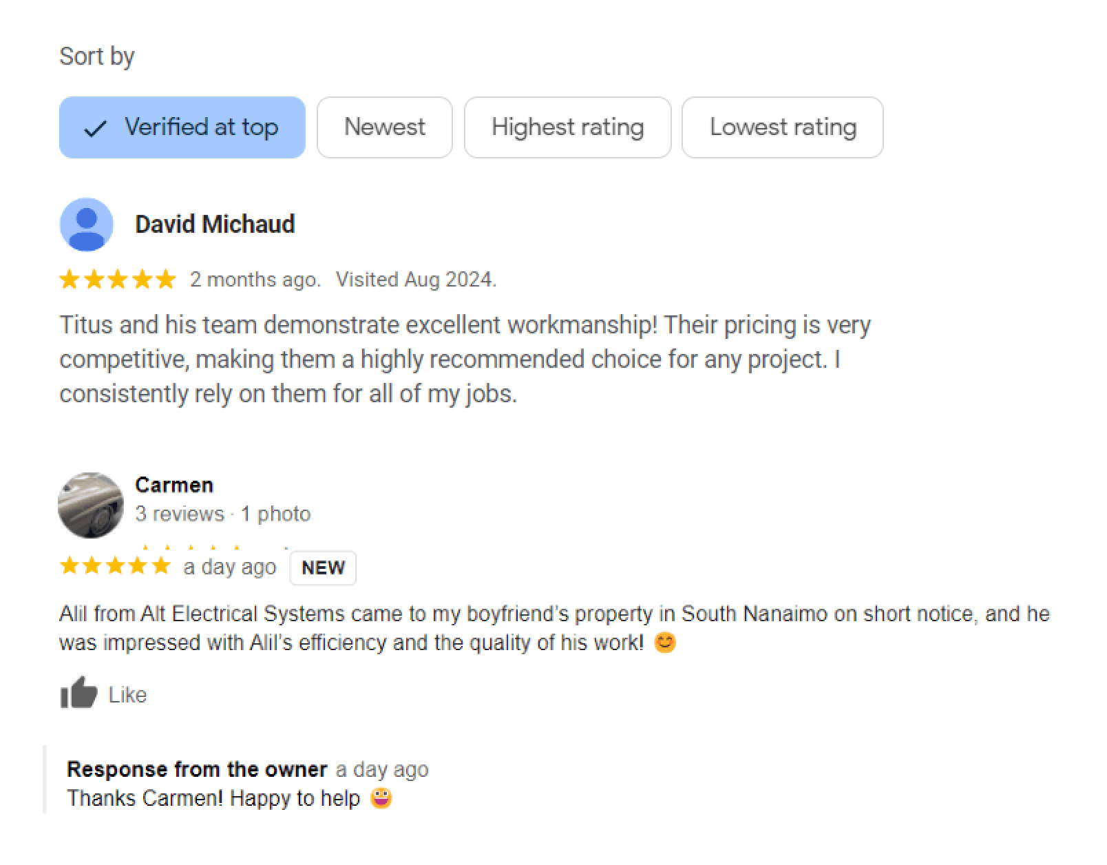 Google Review