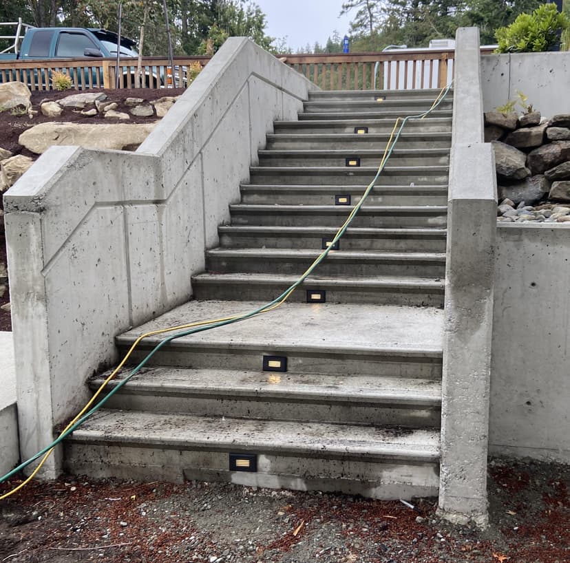 Outdoor stair lights
